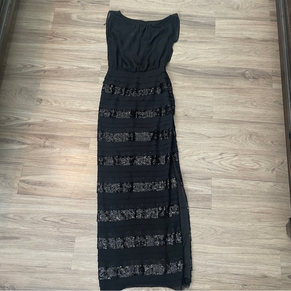 Aidan tiered Sequin Evening Gown Size 2